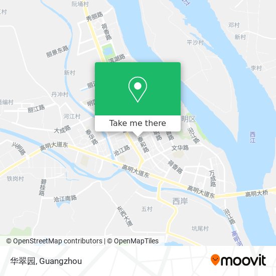 华翠园 map