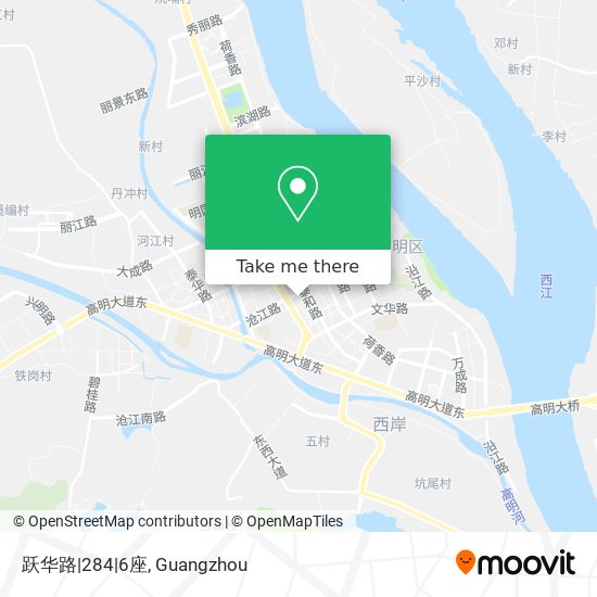跃华路|284|6座 map