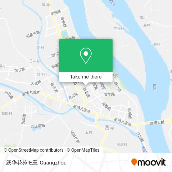 跃华花苑-E座 map