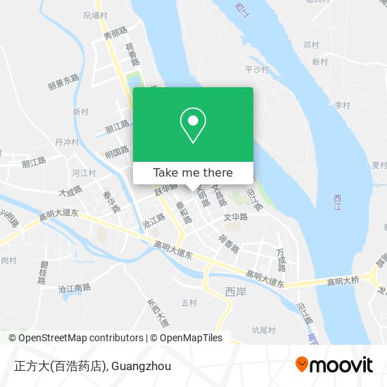 正方大(百浩药店) map