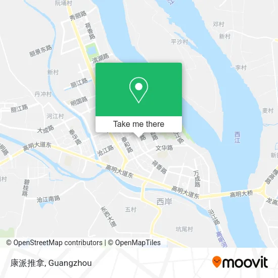 康派推拿 map