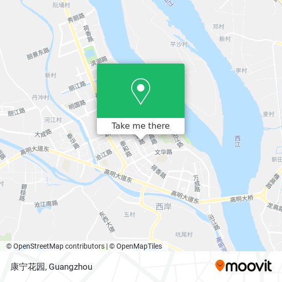 康宁花园 map