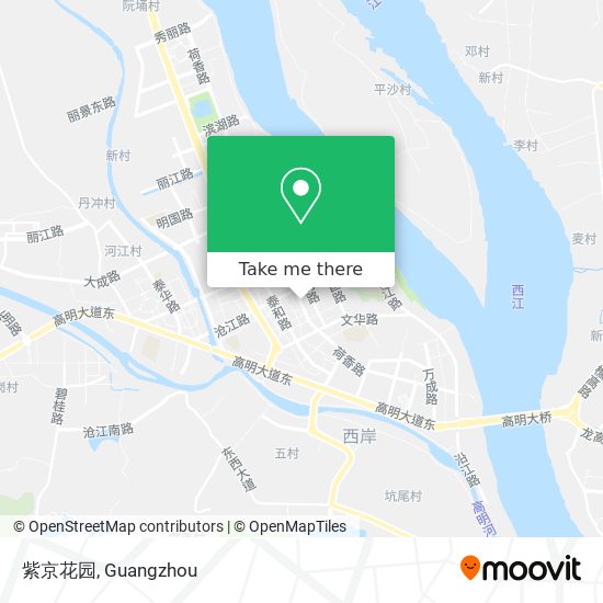 紫京花园 map