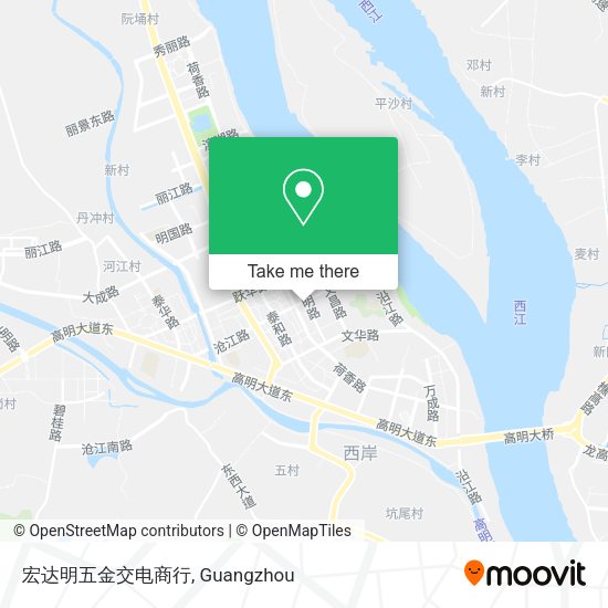 宏达明五金交电商行 map