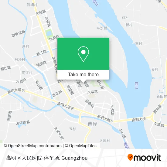 高明区人民医院-停车场 map