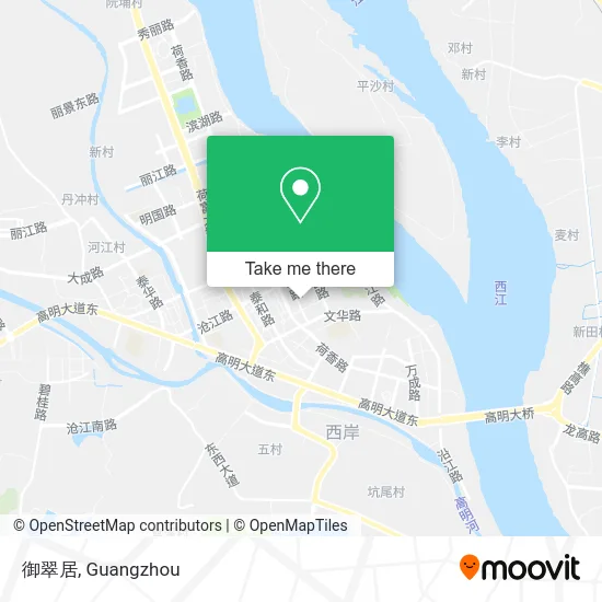 御翠居 map