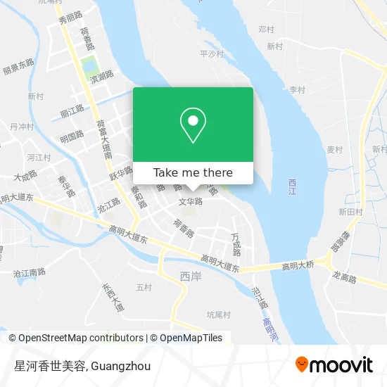 星河香世美容 map