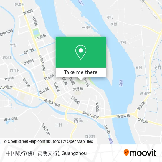 中国银行(佛山高明支行) map