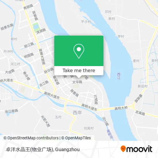 卓洋水晶王(物业广场) map