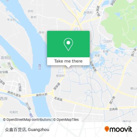 众鑫百货店 map