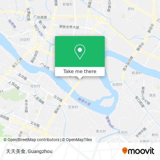 天天美食 map