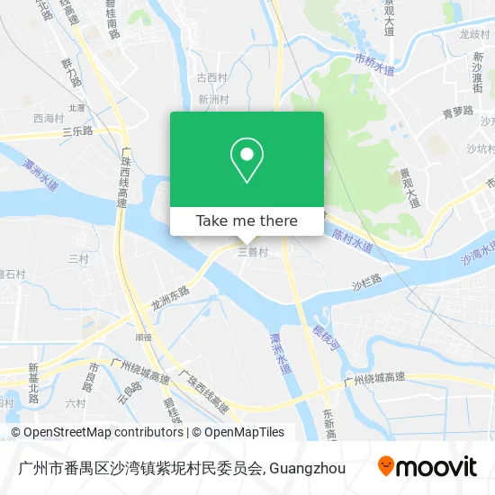 广州市番禺区沙湾镇紫坭村民委员会 map