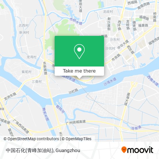 中国石化(青峰加油站) map