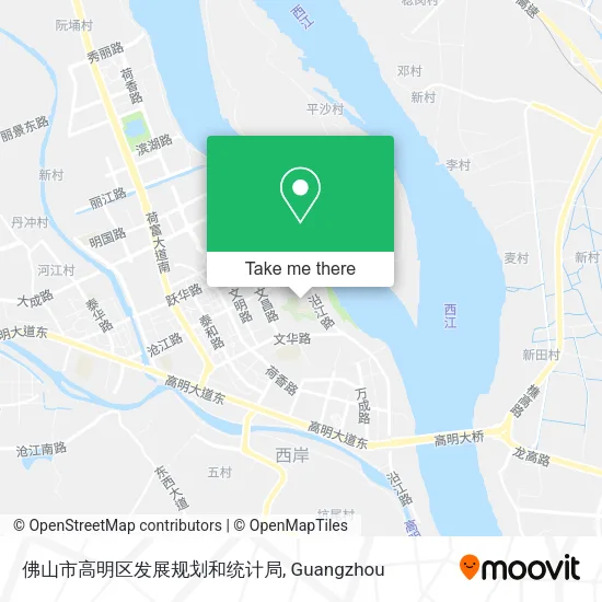 佛山市高明区发展规划和统计局 map