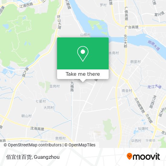 佰宜佳百货 map
