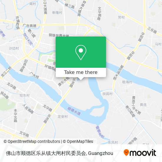 佛山市顺德区乐从镇大闸村民委员会 map