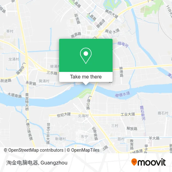 淘金电脑电器 map