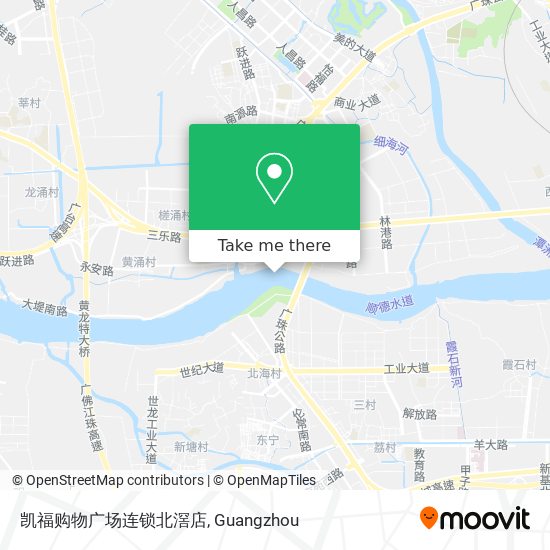 凯福购物广场连锁北滘店 map