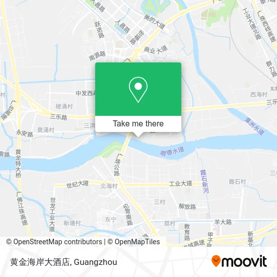 黄金海岸大酒店 map