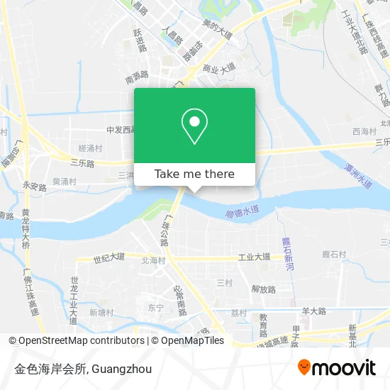 金色海岸会所 map