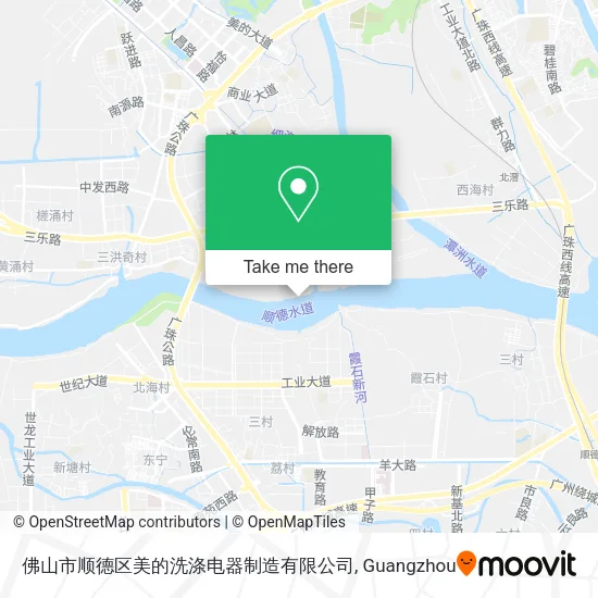 佛山市顺德区美的洗涤电器制造有限公司 map