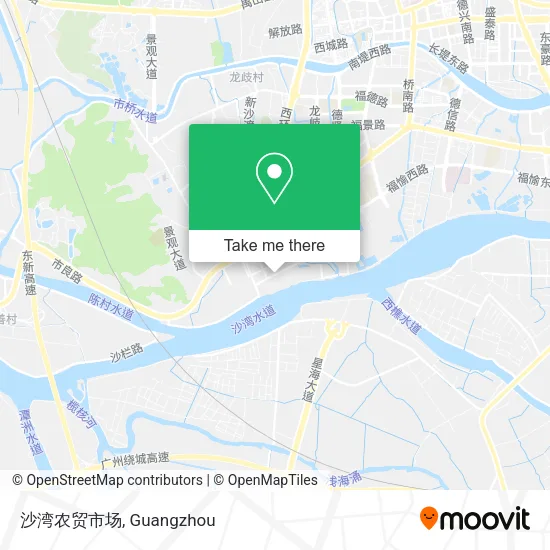 沙湾农贸市场 map