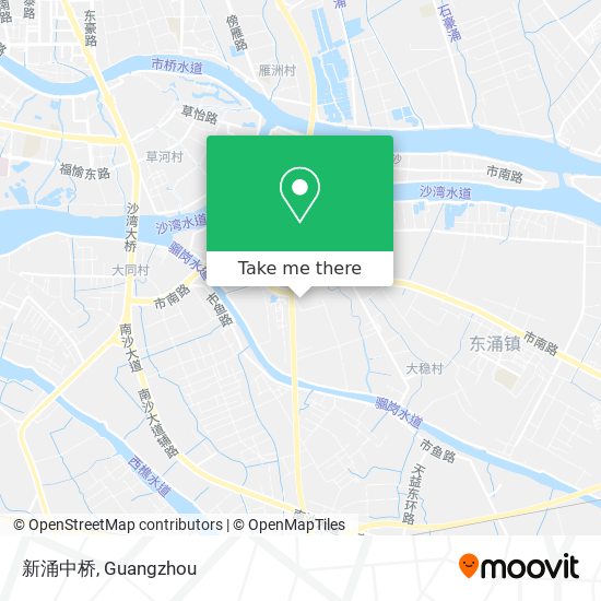 新涌中桥 map