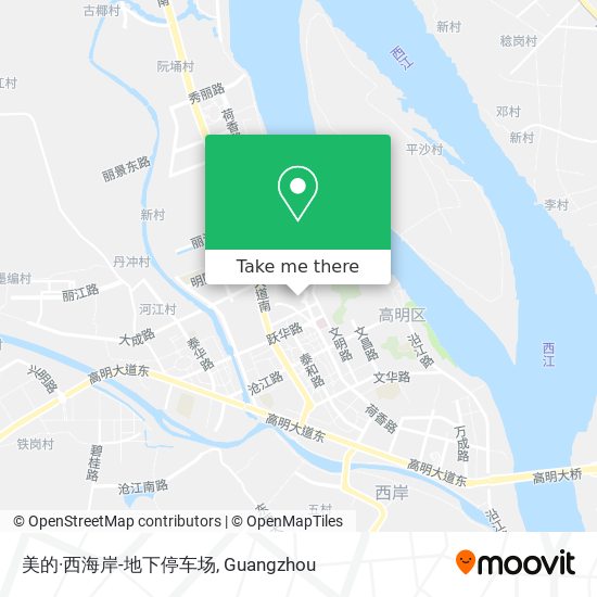 美的·西海岸-地下停车场 map