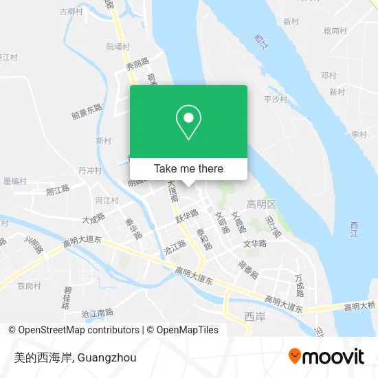 美的西海岸 map