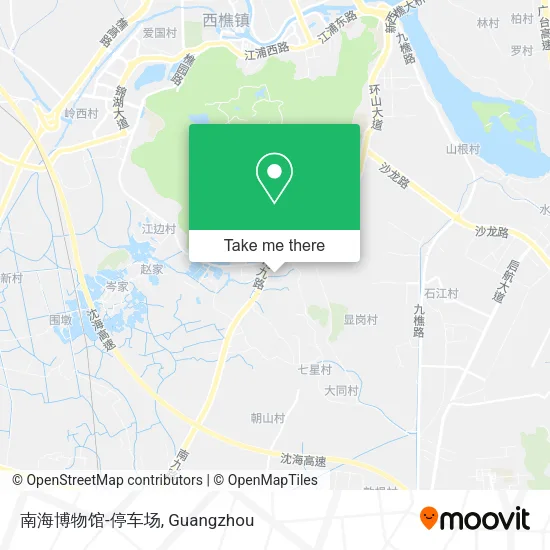 南海博物馆-停车场 map