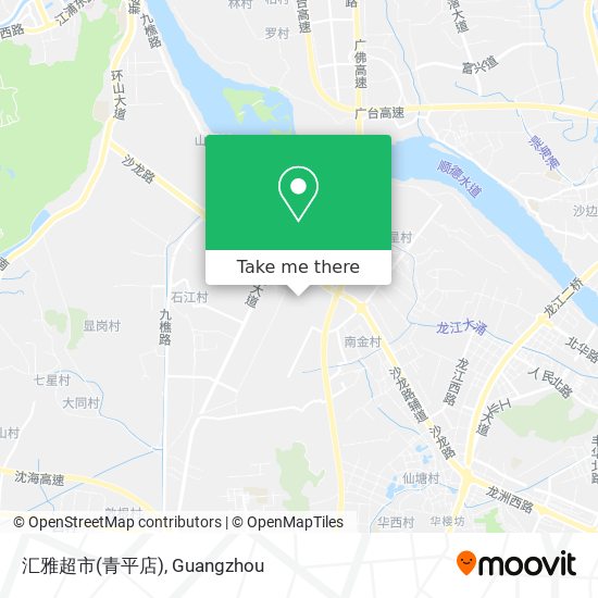 汇雅超市(青平店) map