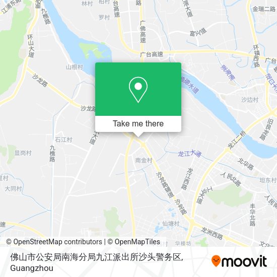 佛山市公安局南海分局九江派出所沙头警务区 map