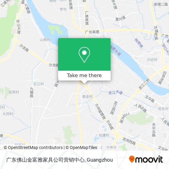 广东佛山金富雅家具公司营销中心 map