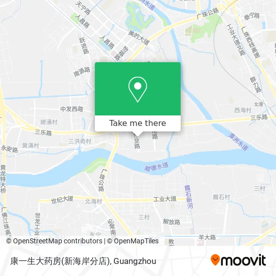 康一生大药房(新海岸分店) map