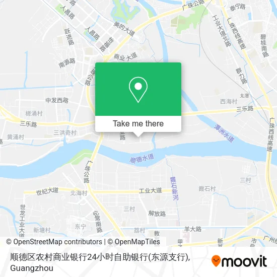 顺德区农村商业银行24小时自助银行(东源支行) map