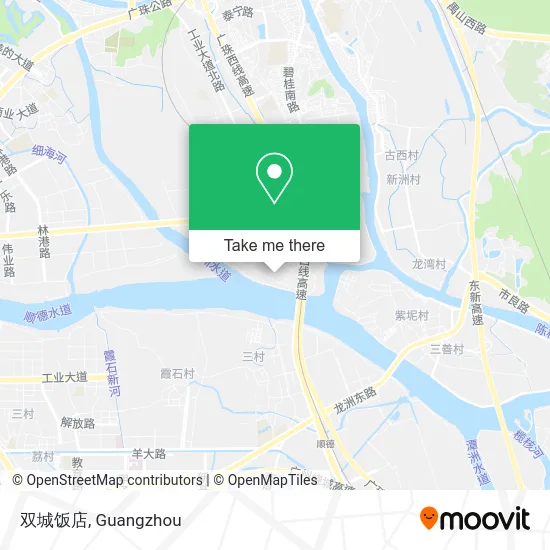双城饭店 map