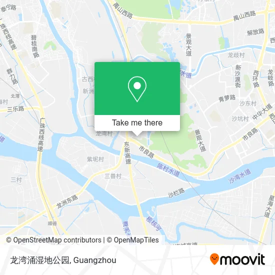 龙湾涌湿地公园 map