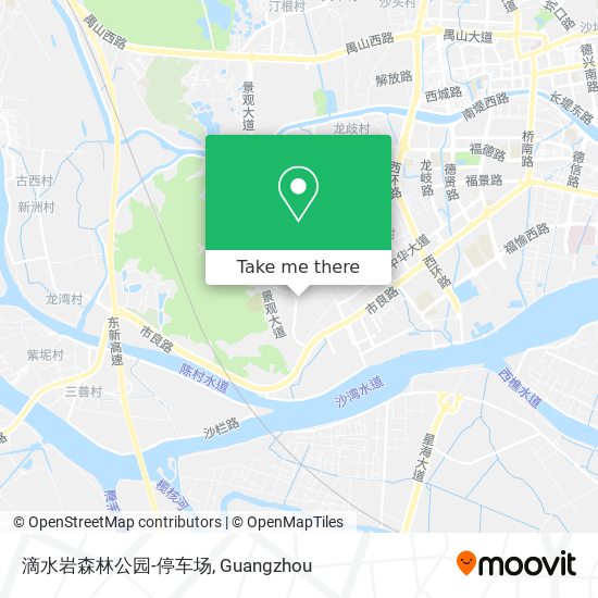 滴水岩森林公园-停车场 map