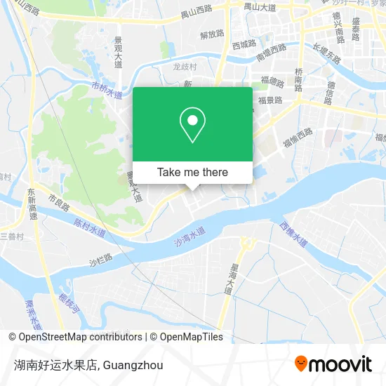 湖南好运水果店 map