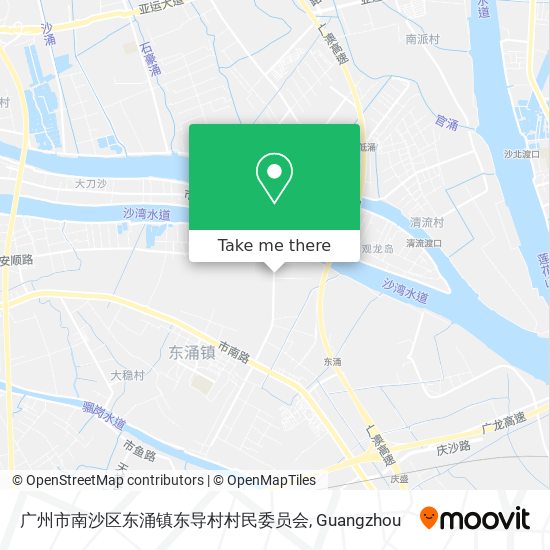 广州市南沙区东涌镇东导村村民委员会 map