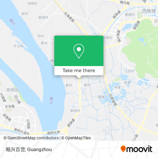顺兴百货 map