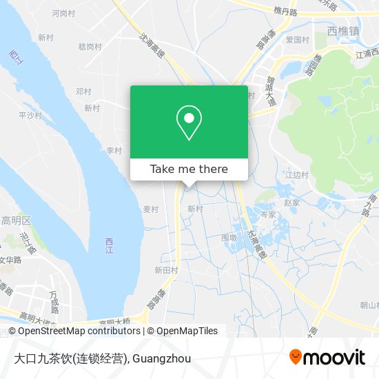 大口九茶饮(连锁经营) map
