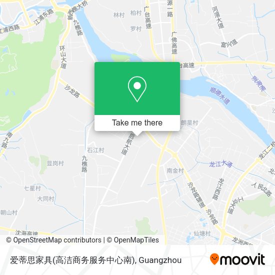 爱蒂思家具(高洁商务服务中心南) map