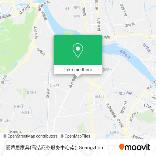 爱蒂思家具(高洁商务服务中心南) map