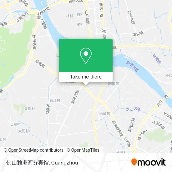 佛山雅洲商务宾馆 map