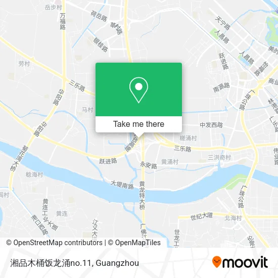 湘品木桶饭龙涌no.11 map