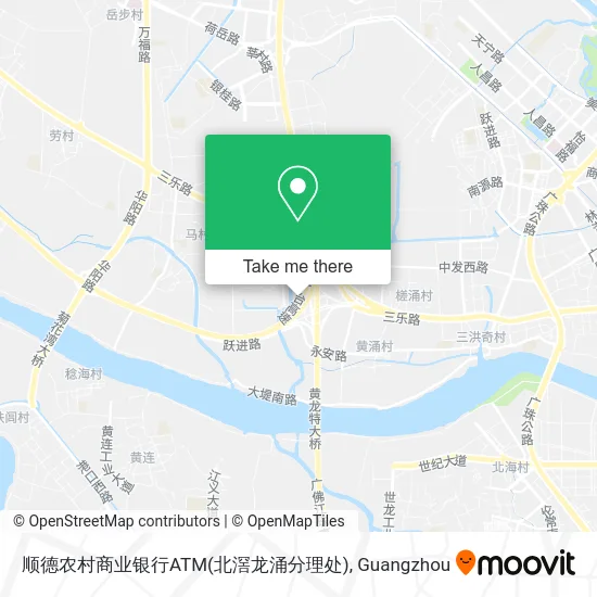 顺德农村商业银行ATM(北滘龙涌分理处) map