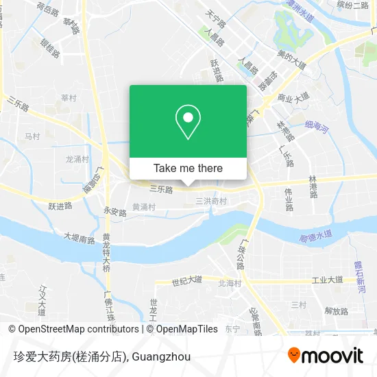 珍爱大药房(槎涌分店) map