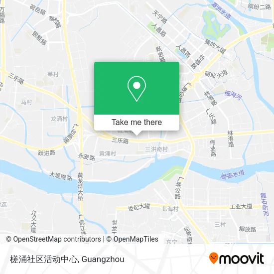 槎涌社区活动中心 map