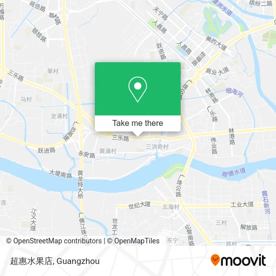 超惠水果店 map
